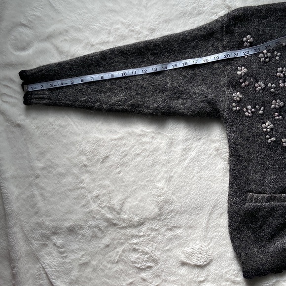 Vintage Wool Blend Chunky Cardigan NWOT - Picture 11 of 13